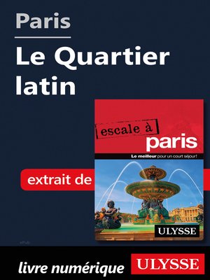 cover image of Paris--Le Quartier latin